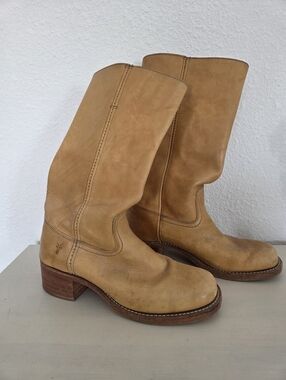 Vintage Frye Men's Leather Boots Sz. 10.5 M